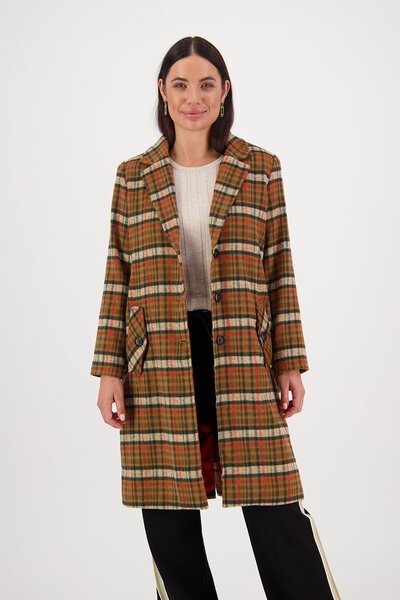 Vassalli Longline Winter Wool Coat- Grove-new-Preen