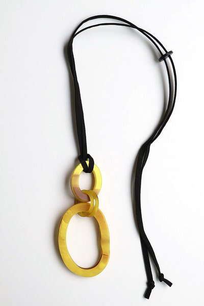 Archer House Triple Loop Resin Necklace-shop-by-label-Preen
