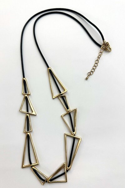 Archer House Multi Triangle Necklace-shop-by-label-Preen