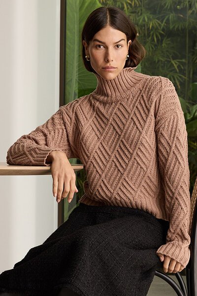 Veronika Maine Chunky Merino Blend Sweater-new-Preen