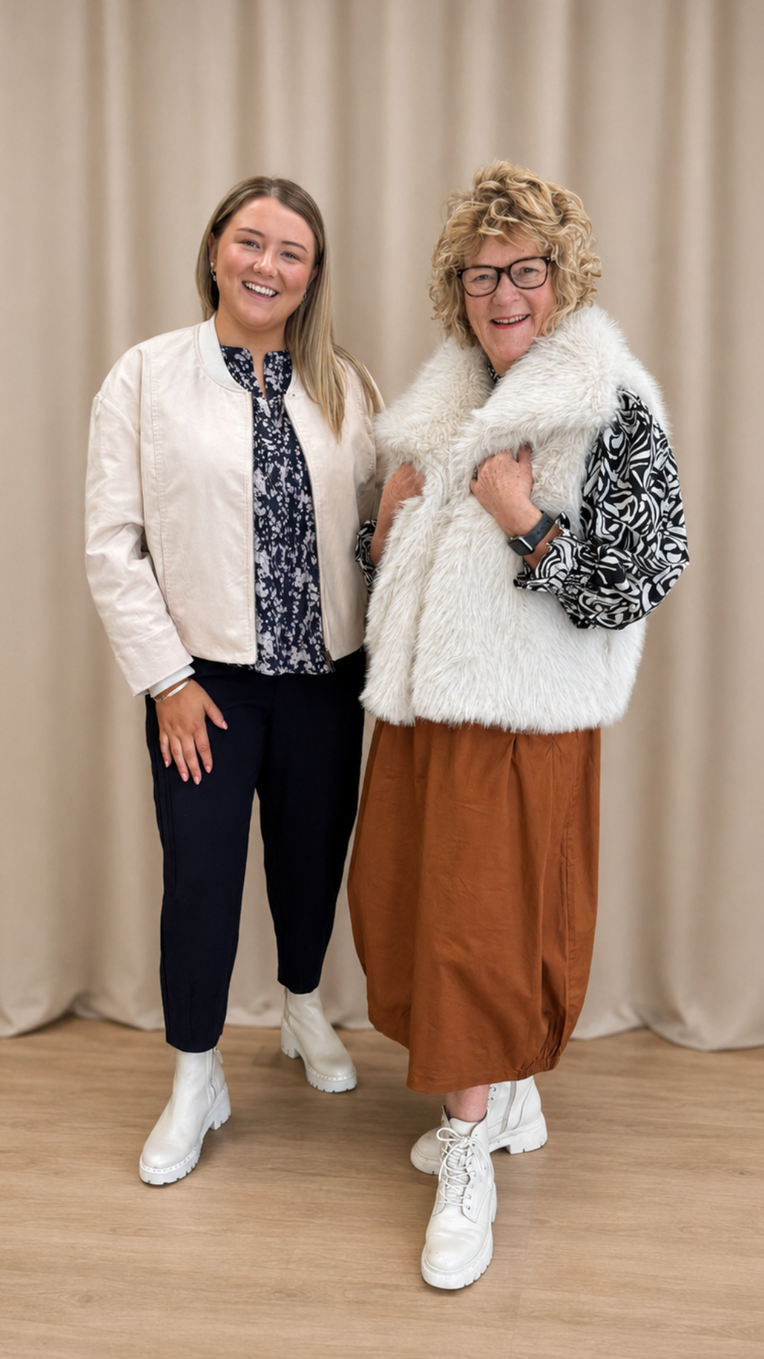 style items clothing on different bodies