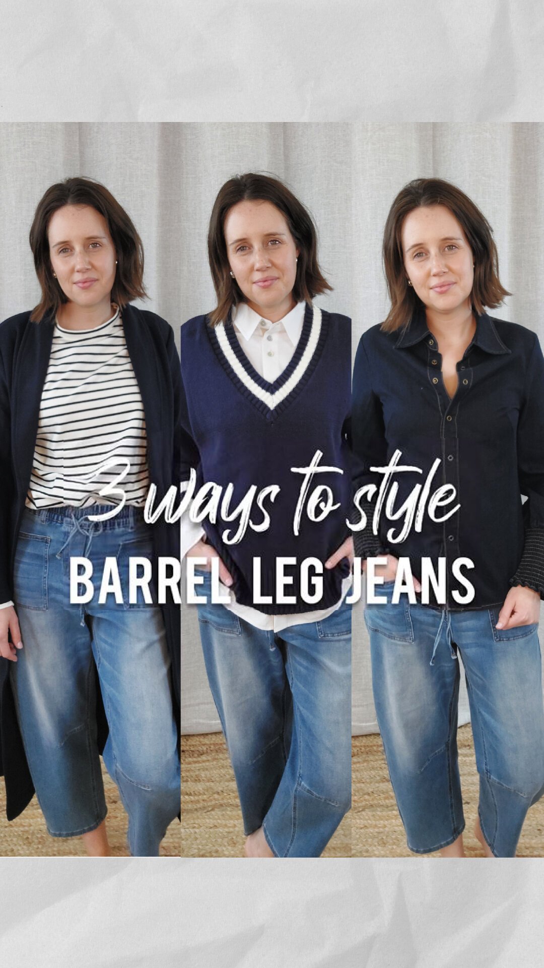 Barrel Leg Jeans