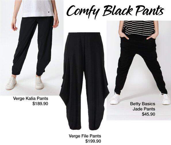 basic black pants