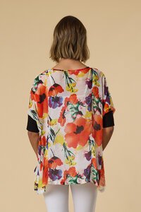 Democracy Ruth Pleated Oversize Top