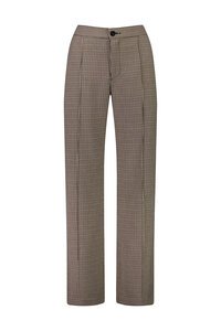 Vassalli Wide Leg Check Dress Pant - Quinn