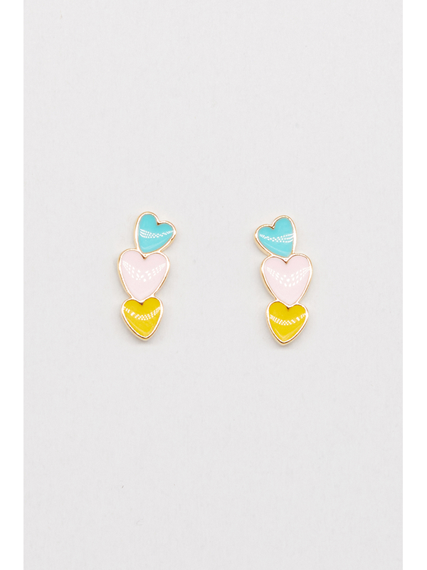 Stella + Gemma Heart of Hearts Earring