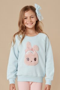 Huxbaby Fur Bunny Sweatshirt