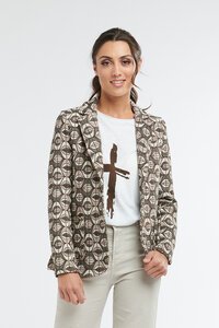 Italian Star Jacquard Lucille Jacket