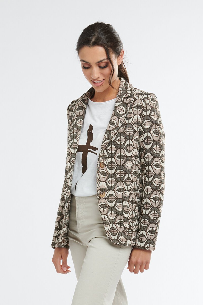 Italian Star Jacquard Lucille Jacket - Preen Clothing