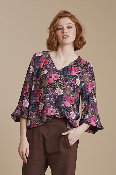 Madly Sweetly Paint By Numbers Blouse-sale-Preen