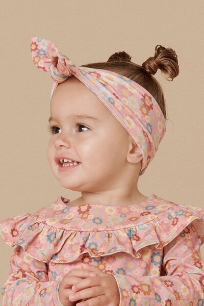 Rainbow Flower Bear 2pk Headband-sale-Preen