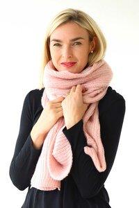 Archer House Soft Ribbed Scarf