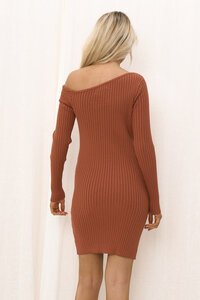 Iris Maxi One Shoulder Knit Dress