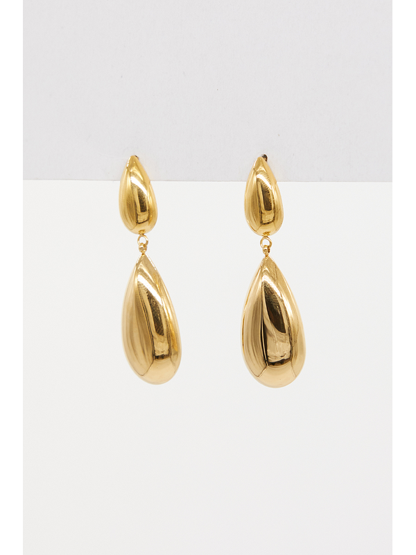 Stella + Gemma Double Teardrop Earring