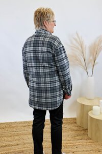 Preen Overcoat Check Shacket