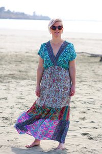 Italian Star Patchwork Lynette Dress