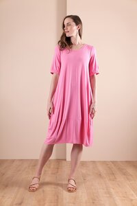 Esplanade Cocoon Gather Cuff Dress