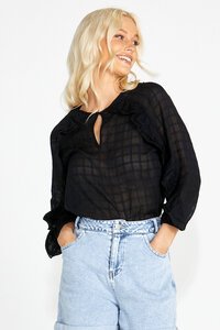 Sass Ruby Frill Sleeve Top