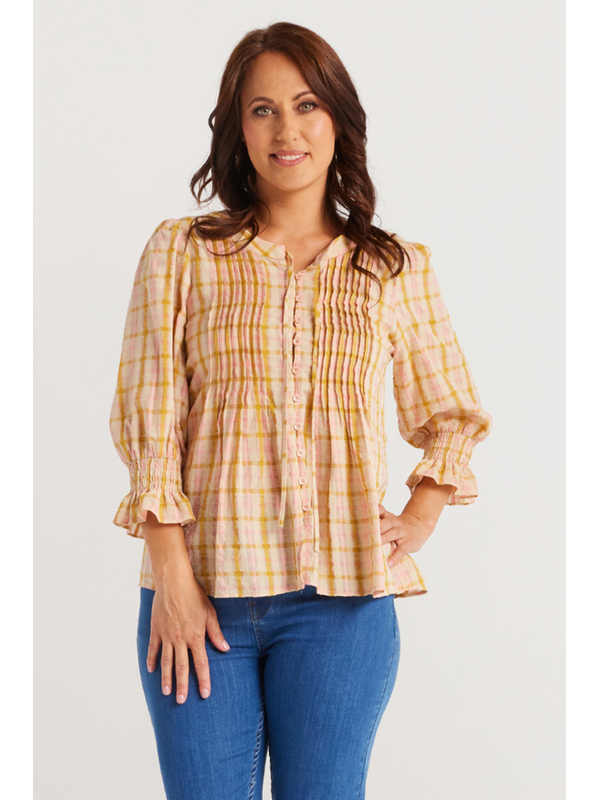 Zafina Lucy Gingham Top