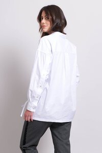 Oh Three Oversized Rouche Front Shirt