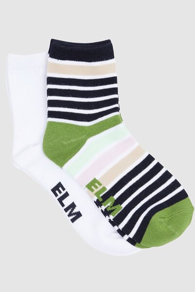 Elm Fig Ankle Socks - 2 Pack-shop-by-label-Preen