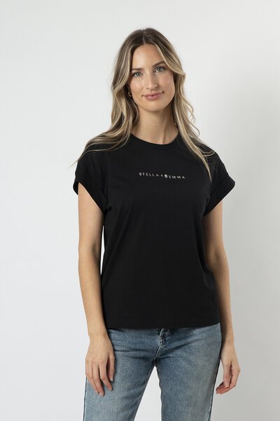 Stella + Gemma Cuff Sleeve T-Shirt-new-Preen