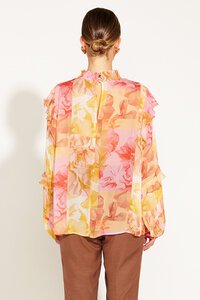 Fate + Becker Earthly Paradise Sheer Blouse
