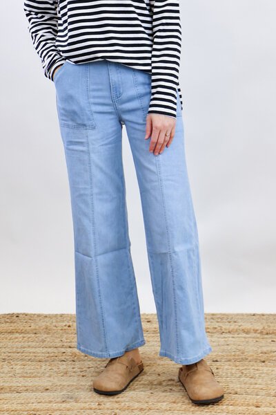 Wakee Stretch Wide Leg Jeans-new-Preen