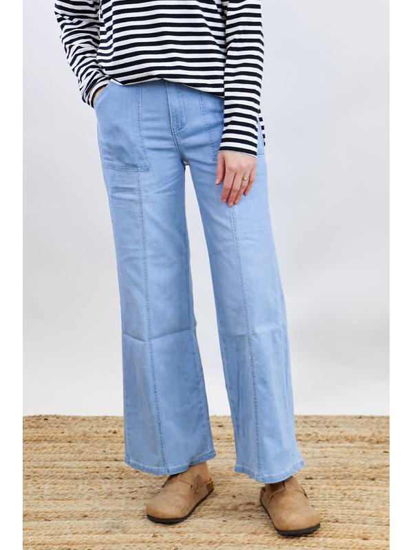 Wakee Stretch Wide Leg Jeans
