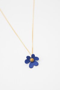 Stella + Gemma Flower w Stamen Necklace 