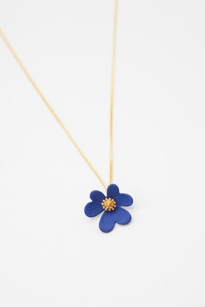 Stella + Gemma Flower w Stamen Necklace -new-Preen