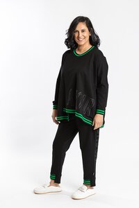 Jellicoe Green Stripe Revival Sweater