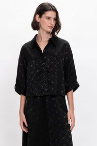 Veronika Maine Lattice Jacquard Shirt