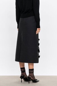 Veronika Maine Twill Tafetta Midi Skirt