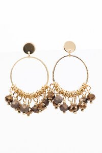 Stella + Gemma Hoop with Beads Earring
