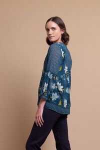 Memo Relaxed  Balloon Sleeve Top