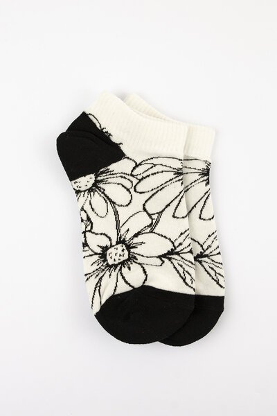 Stella + Gemma Etched Flower Socks-best-sellers-Preen