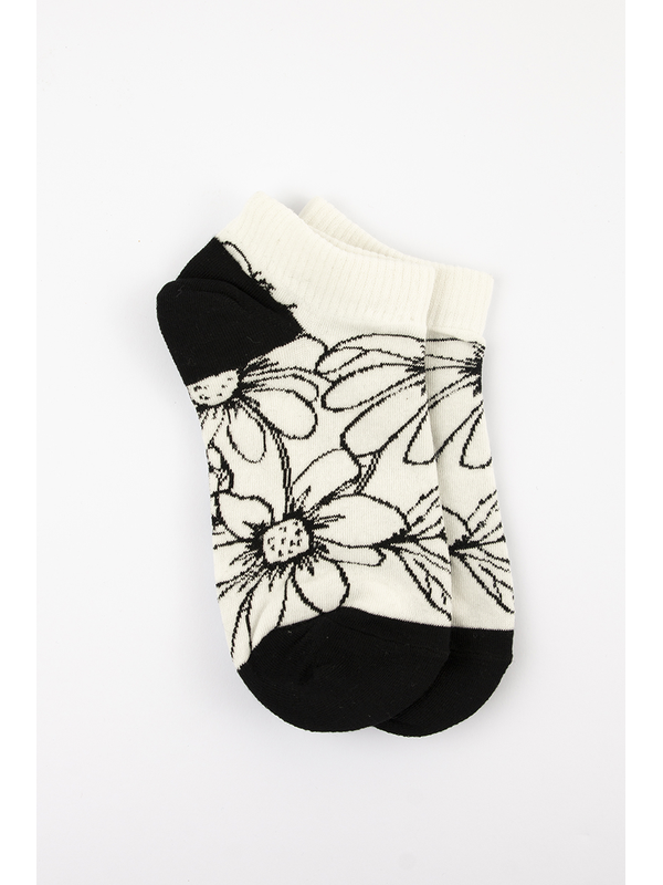Stella + Gemma Etched Flower Socks