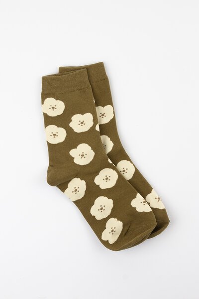 Stella + Gemma White Flower Socks-shop-by-label-Preen
