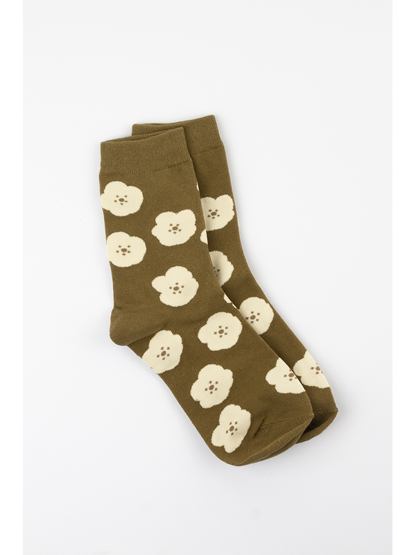 Stella + Gemma White Flower Socks