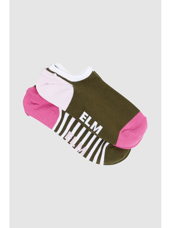 Elm Gem No Show Socks - 2 Pack