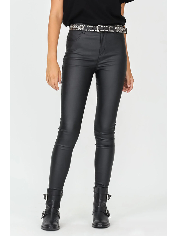 Storm High Rise Leather Look Pant