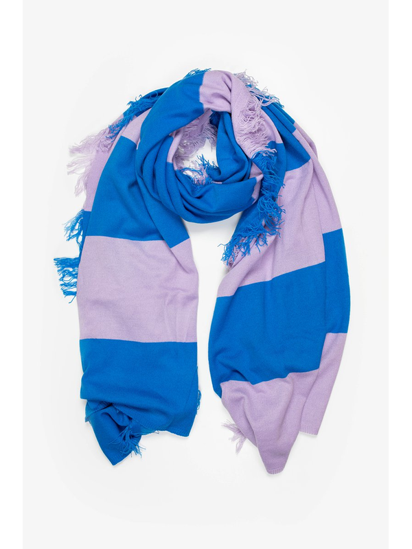 Antler Stripe Fray Scarf