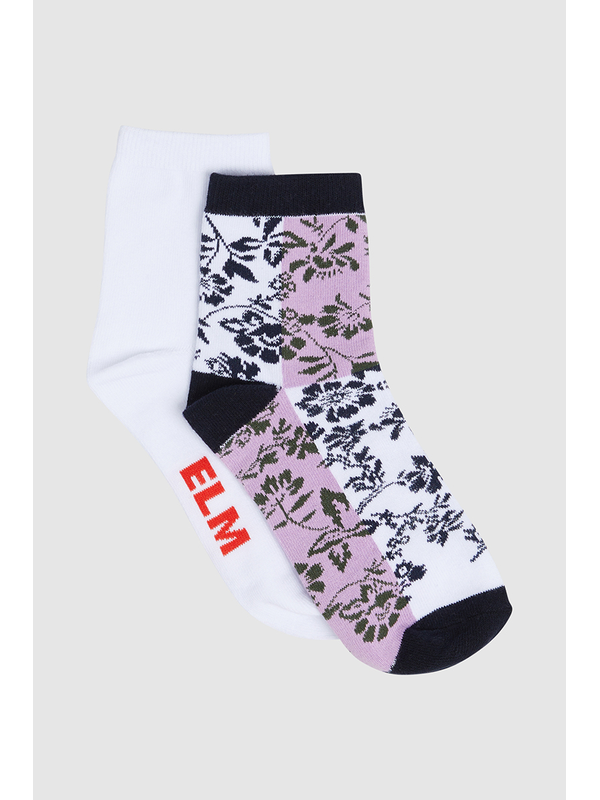 Elm Linar Ankle Socks - 2 pk
