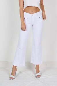 Wakee Front Pocket Wide Leg Jean