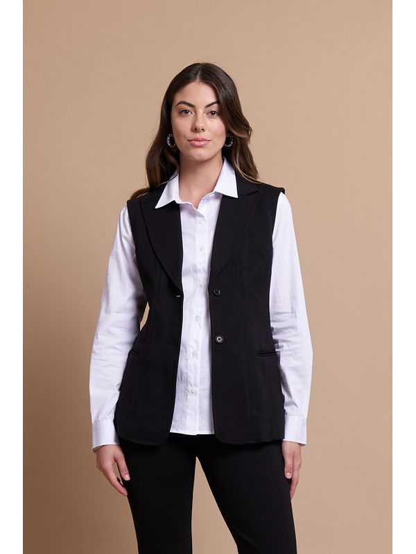 Foil Panelled Ponti Vest