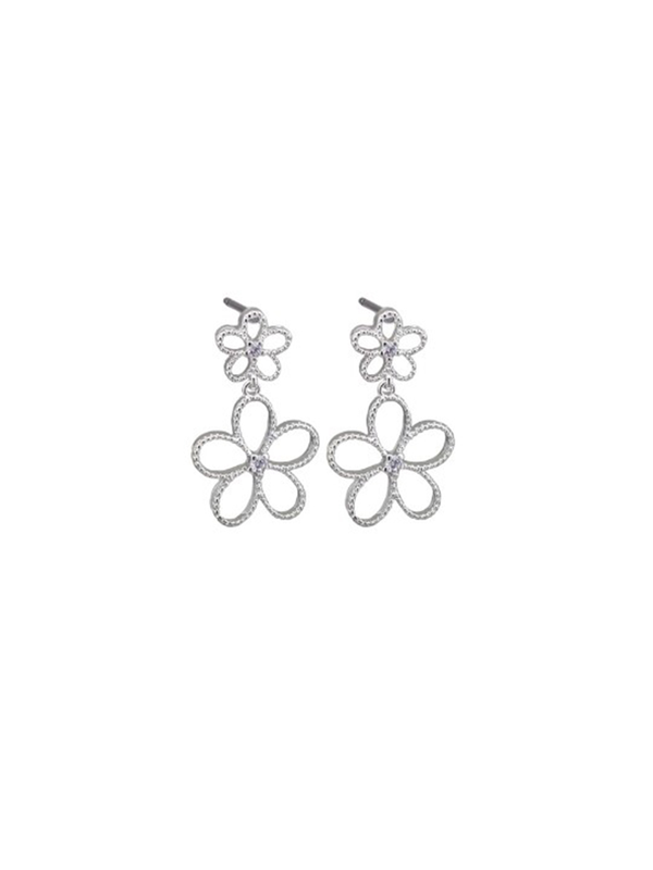 Tiger Tree Floral Duo Earring