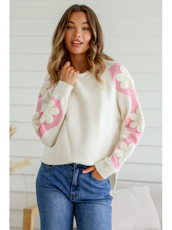 Miss Manlow Provence Flower Knit