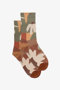 Antler Organic Floral Sock