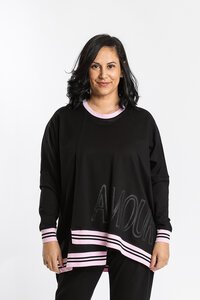 Jellicoe Pink Stripe Revial Sweater